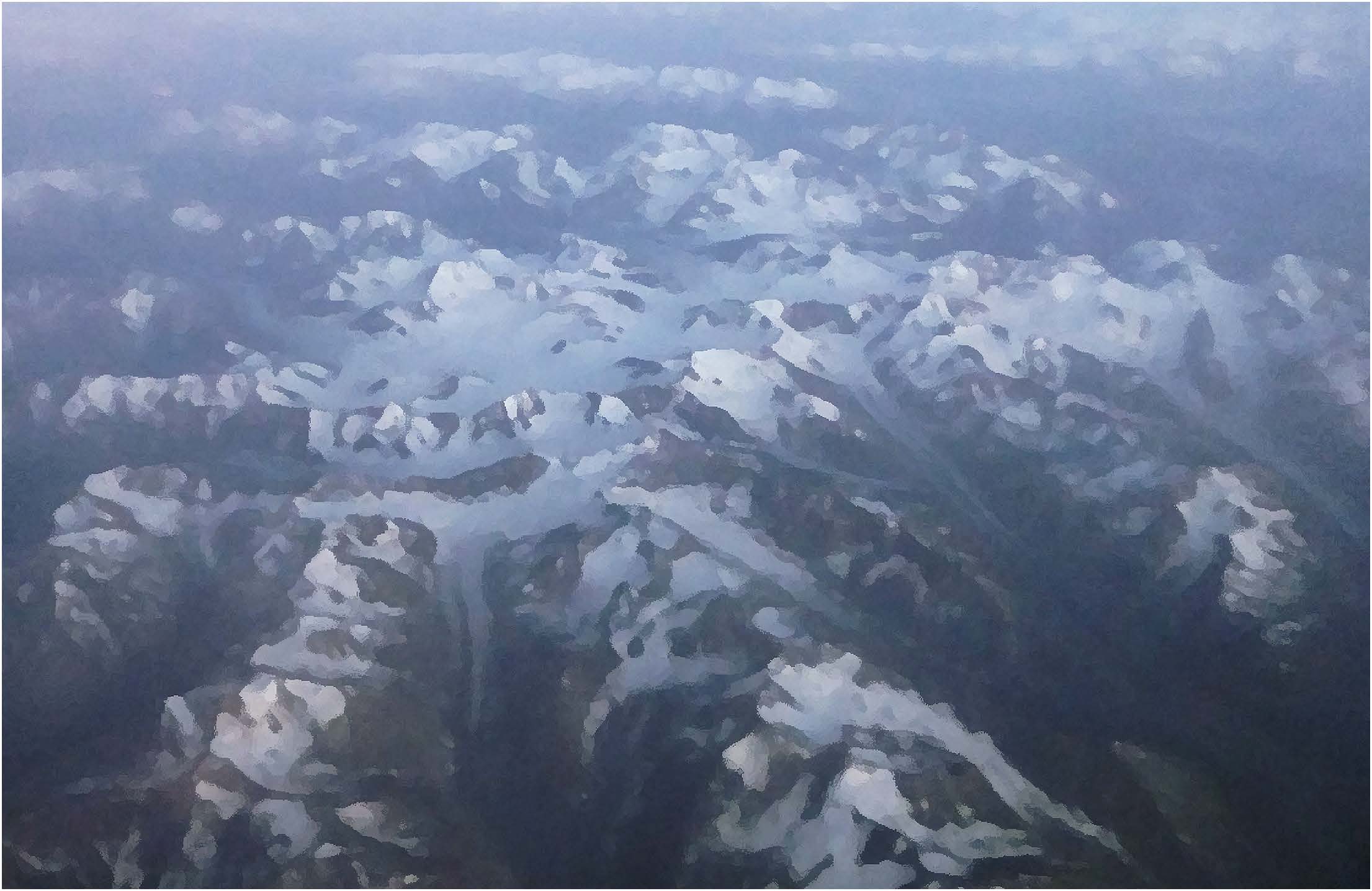 アラスカの氷河群